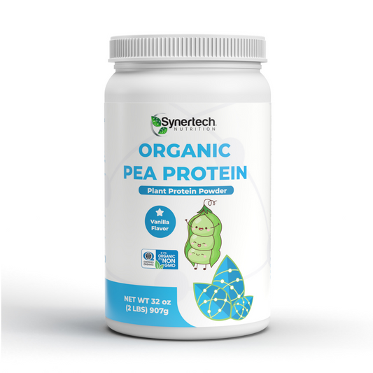 Introducing Synertech Nutrition's Organic Pea Protein: Your Perfect Plant-Based Protein Boost