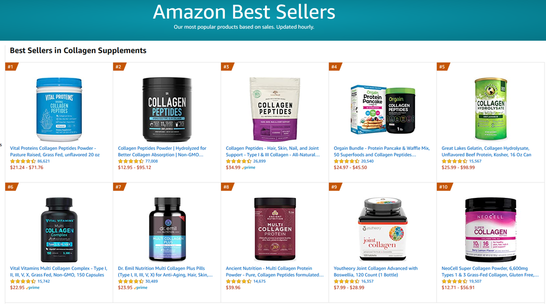 amazon collagen top brands